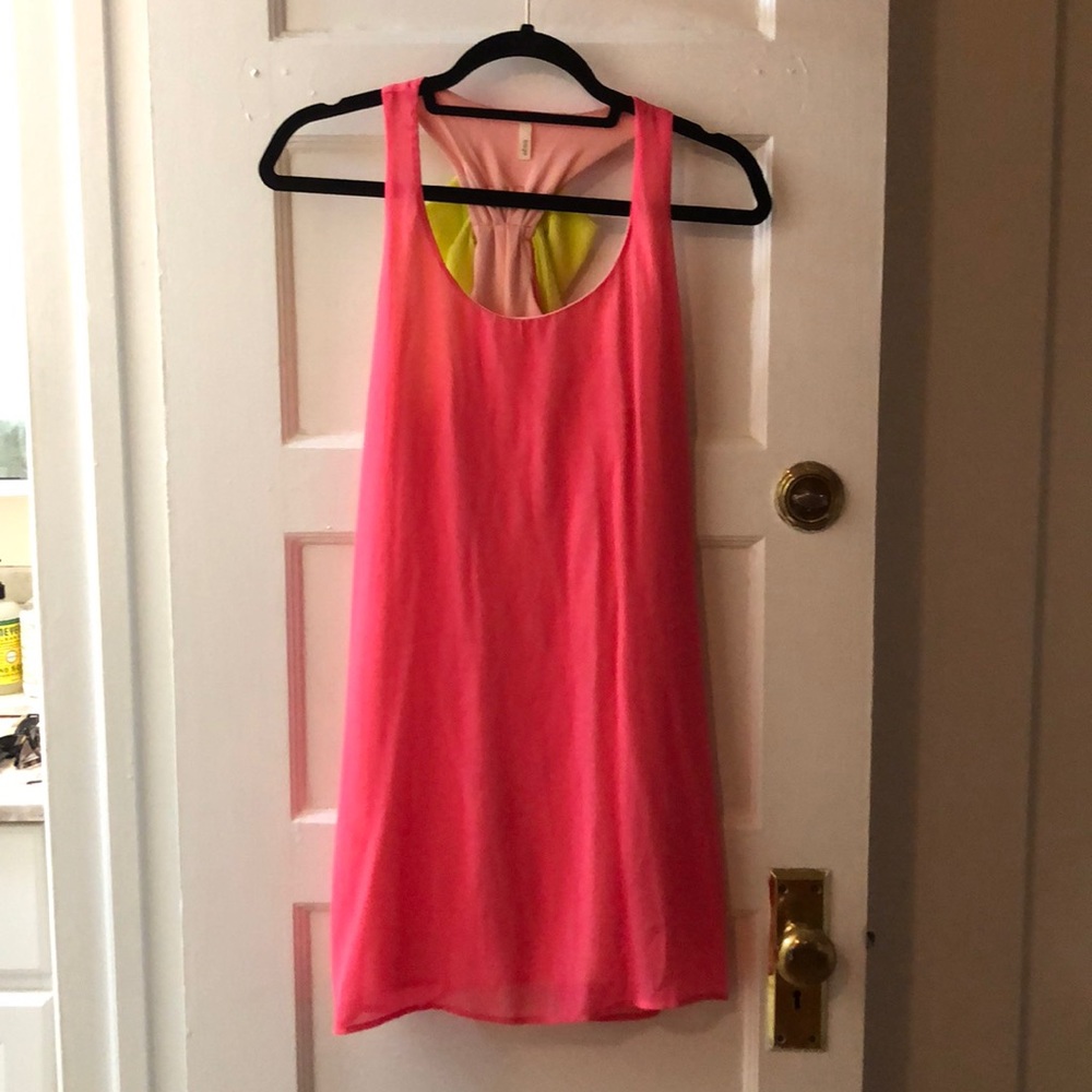 Racer back with bow dress